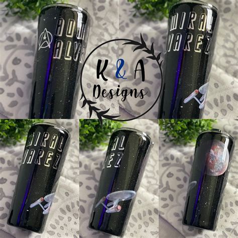 Star Trek Tumbler Regular Skinny Wine Hogg Travel Tumbler Etsy