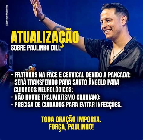 Internauta Cantor Paulinho Dill Da Banda Os Atuais Sofreu