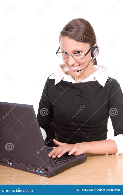 Operatore Della Call Center Fotografia Stock - Immagine di cliente