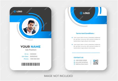 Premium Vector Corporate Modern Professional Business Id Card Design