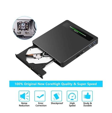 NOLYTH External Blu Ray DVD Drive USB 3 0 USB C Blu Ray DVD External