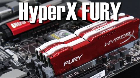 Kingston HyperX Fury Memory Kit YouTube