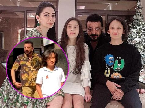 Sanjay Dutt Son Shahraan Dutt Hairstyle Viral Like Her Dad Fans Compare