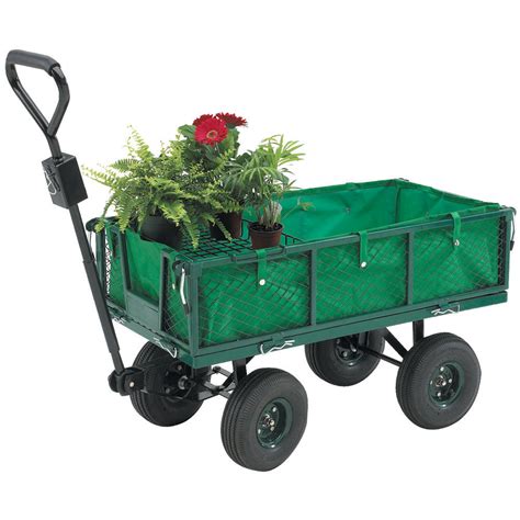 Clarke Gt Towable Garden Trolley With Removable Liner Machine Mart