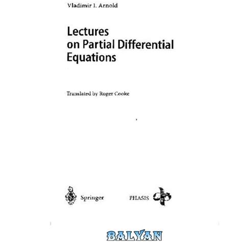 خرید و قیمت دانلود کتاب Lectures On Partial Differential Equations ترب