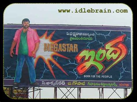 Telugu cinema movie posters - idlebrain.com - Indra - Chiranjeevi ...