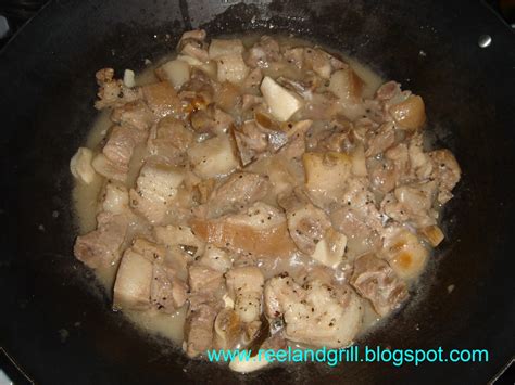 Reel and Grill: Adobong Puti (Blonde or White Pork Adobo)