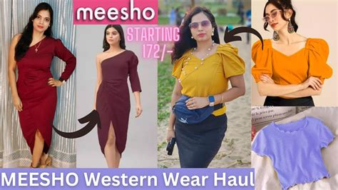 Meesho Haul Meesho Western Wear Haul Meesho Top Dress Haul