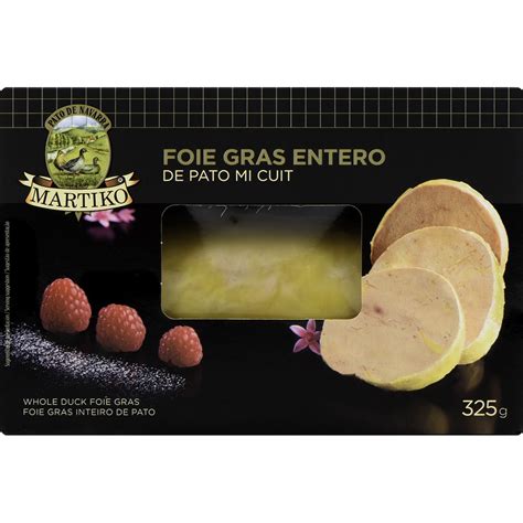 Comprar Foie Gras Entero De Pato Cocido Mi Cuit Sin Gluten Envase G