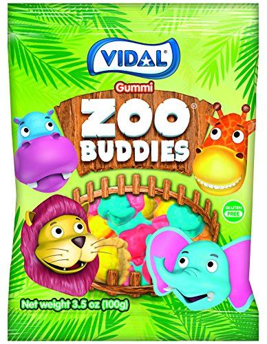 Vidal Candies Usa Gummi Zoo Buddies Food Beverages Tobacco Food Items