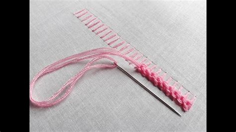 Hand Embroidery Raised Chain Stitch Raised Chain Stitch For Beginners