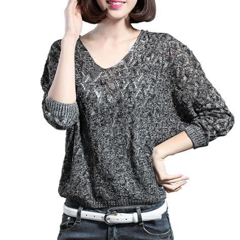 Lisli Women Knit Tops O Neck Pullover Long Sleeve Casual Loose Sweater