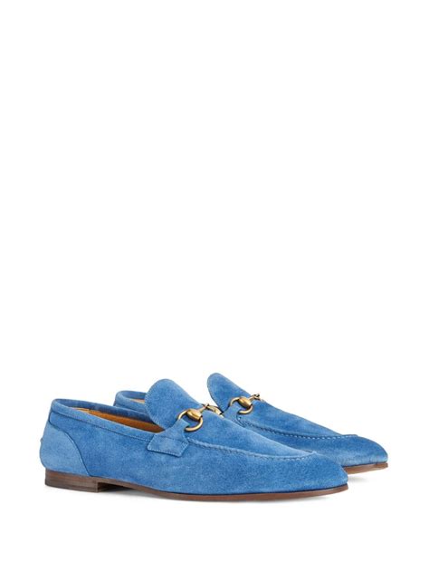 Gucci Jordaan Suede Loafers Farfetch