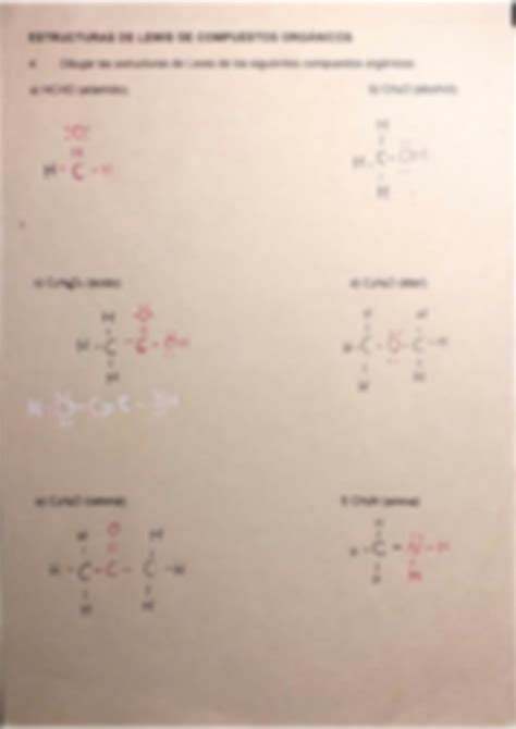 Solution Estructuras De Lewis Ejericicios Epn Prepo Quimica Studypool