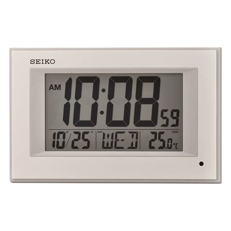 Digital Quartz Alarm Clock QHL077W - Clocks from Hillier Jewellers UK