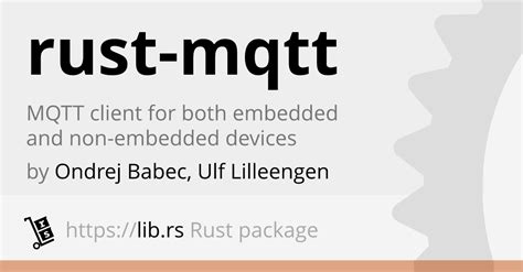 Rust Mqtt Embedded Dev In Rust Lib Rs