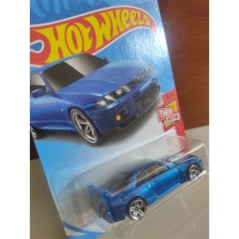 Jual Hot Wheels Nissan Skyline R33 GTR Biru Blue Misb Shopee Indonesia