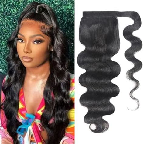 Amazon Shoobidoo Body Wave Ponytail Extensions With Magic Paste