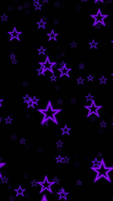 Purple Neon Stars Star Field Fly Through Motion Background 33161543 ...