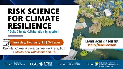 Risk Science For Climate Resilience A Duke Climate Collaboration