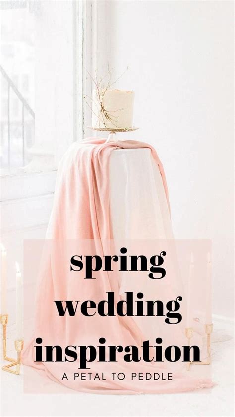 Spring Wedding Inspiration and Color Palette