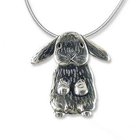 Rabbit Charm Easter Bunny Charm Rabbit Pendant Etsy