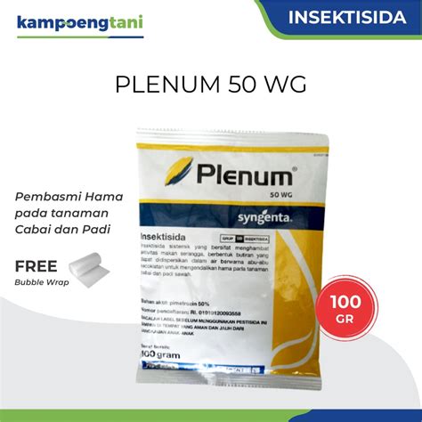 Jual Insektisida Plenum 100 Gram Ori Obat Pembasmi Hama Wereng Pada