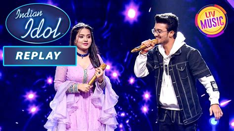 Rishi और Bidipta क जड न Stage पर छड सर क सरगम Indian Idol