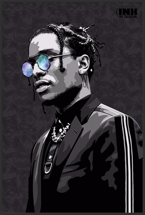 ASAP Rocky Canvas Art – Inx Art Collective