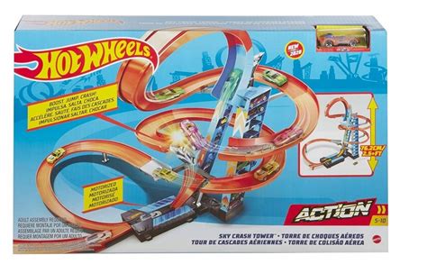 GJM HOT WHEELS PODNIEBNE KRAKSY WIEŻA TOR oficjalne archiwum Allegro