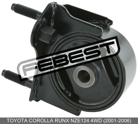 Rear Engine Mount For Toyota Corolla Runx Nze124 4wd 2001 2006 Ebay