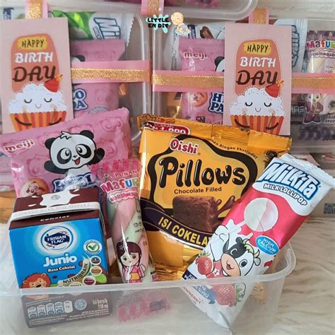 Paket Snack Ulang Tahun Anak Hampers Anak Souvenir Ulang Makanan