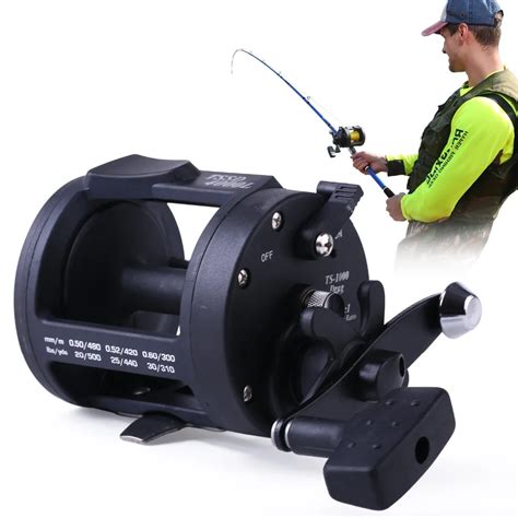 Sougayilang Trolling Reel Fishing Tssd L L Black