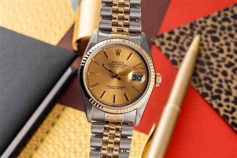 Rolex Datejust Stahl Gold Automatik Kal 3135 Ref 16233 2305659