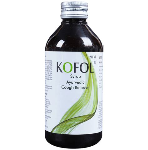 Charak Kofol Ayurvedic Syrup For Cough Relief Buy Bottle Of Ml