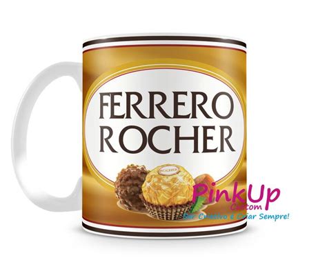 Caneca Chocolate Ferrero Rocher Pinkup Elo