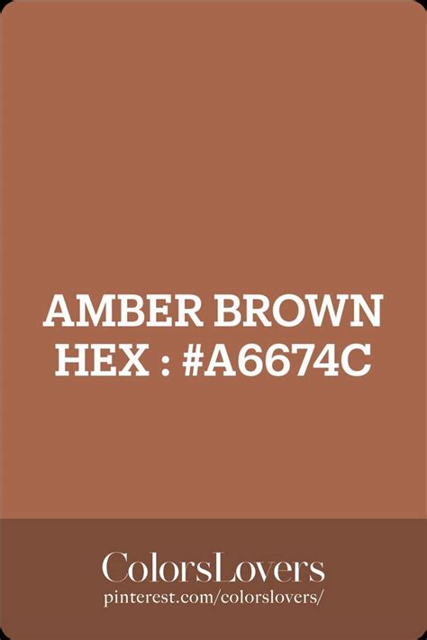 Amber Brown Amber Brown Color Psychology