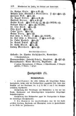 Hof und Staatshandbuch des Großherzogtums Baden 1910 418 GenWiki