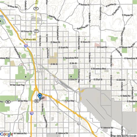 About Medical Marijuana: Tucson Medical Center Map