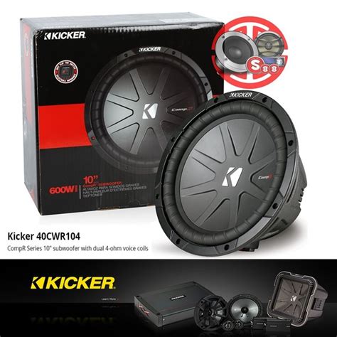 Jual Kicker 40CWR104 CompR Dual Coil 10 Inch Subwoofer Di Lapak TOKO