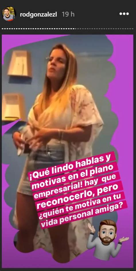 Alejandra Baigorria Instagram Rodrigo Gonz Lez Exige Que Aconsejen A