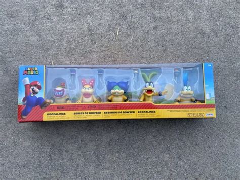 ENSEMBLE DE FIGURINES Koopalings Bowser Jr Wendy Ludwig Iggy Larry