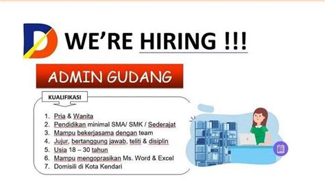 Lowongan Kerja Kendari PT Landipo Niaga Raya Buka Rekrutmen Admin