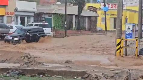 Clima En M Xico Arroyos En Nogales Sonora Se Desbordan Debido A Las