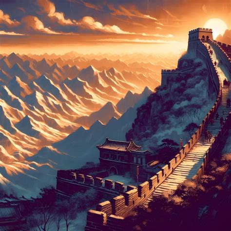 Premium Photo The Great Wall Of China