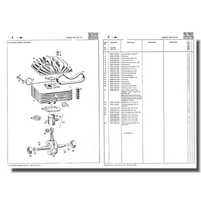 Schreiber Zweiradshop De Ersatzteilliste SACHS 501 4 CKF