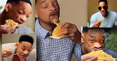 Horrific AI-Generated Video Shows Will Smith Eating Spaghetti