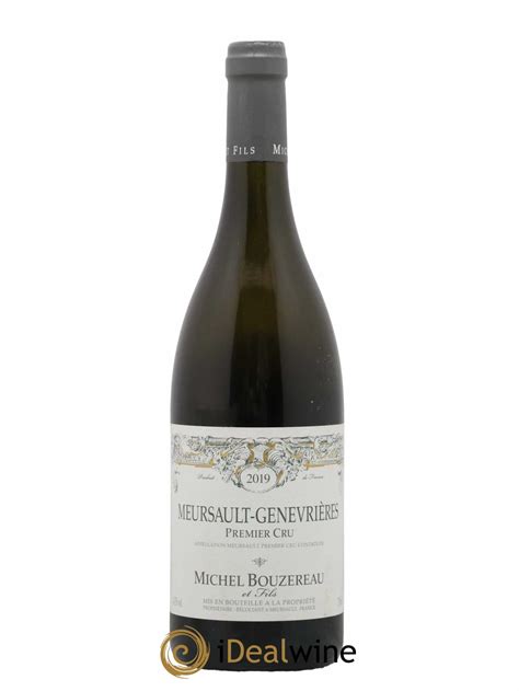 Acheter Meursault 1er Cru Les Genevrières Michel Bouzereau et Fils