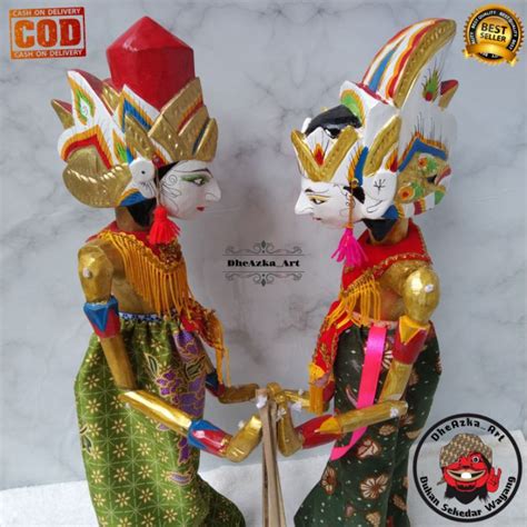 Jual Wayang Golek Rama Dan Sinta Pasangan 2 Golek 50cm Kualitas Biasa