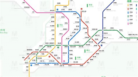 青岛轨道交通线路图（2023 运营版） 知乎